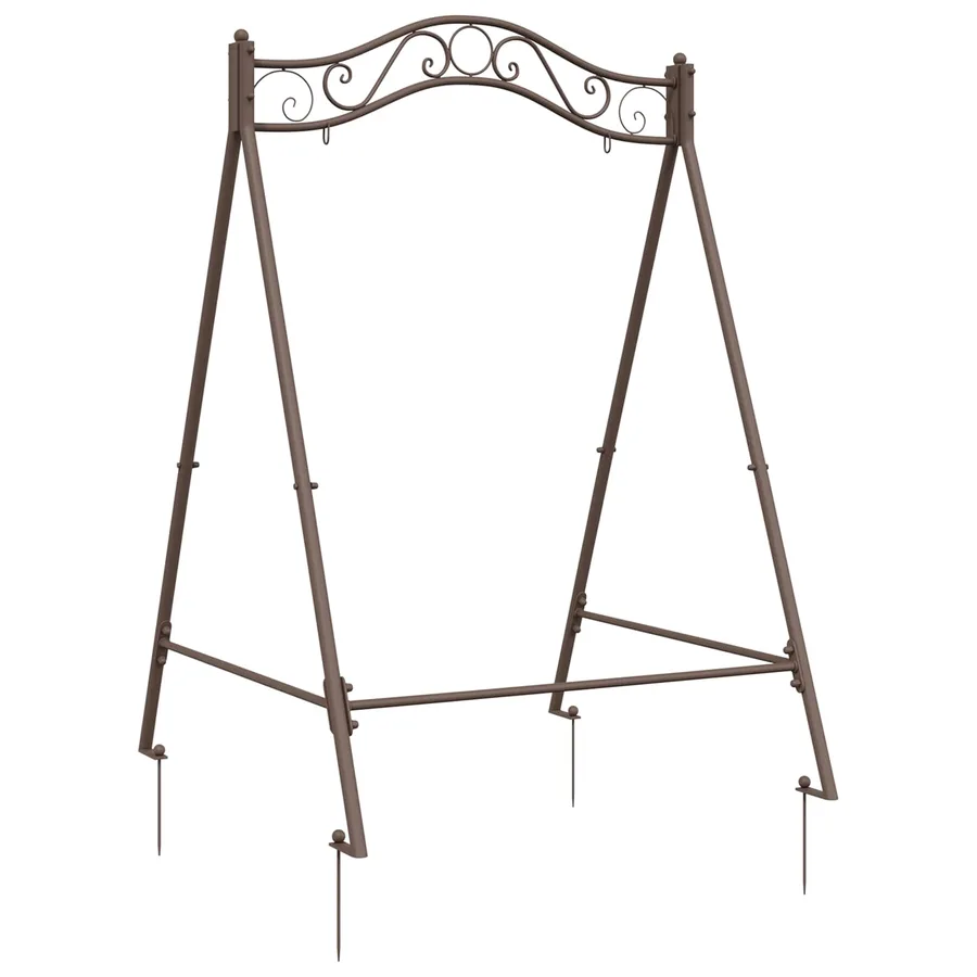 Cadre de balançoire Marron ancien 113 x 121,5 x 168 cm Acier - 5