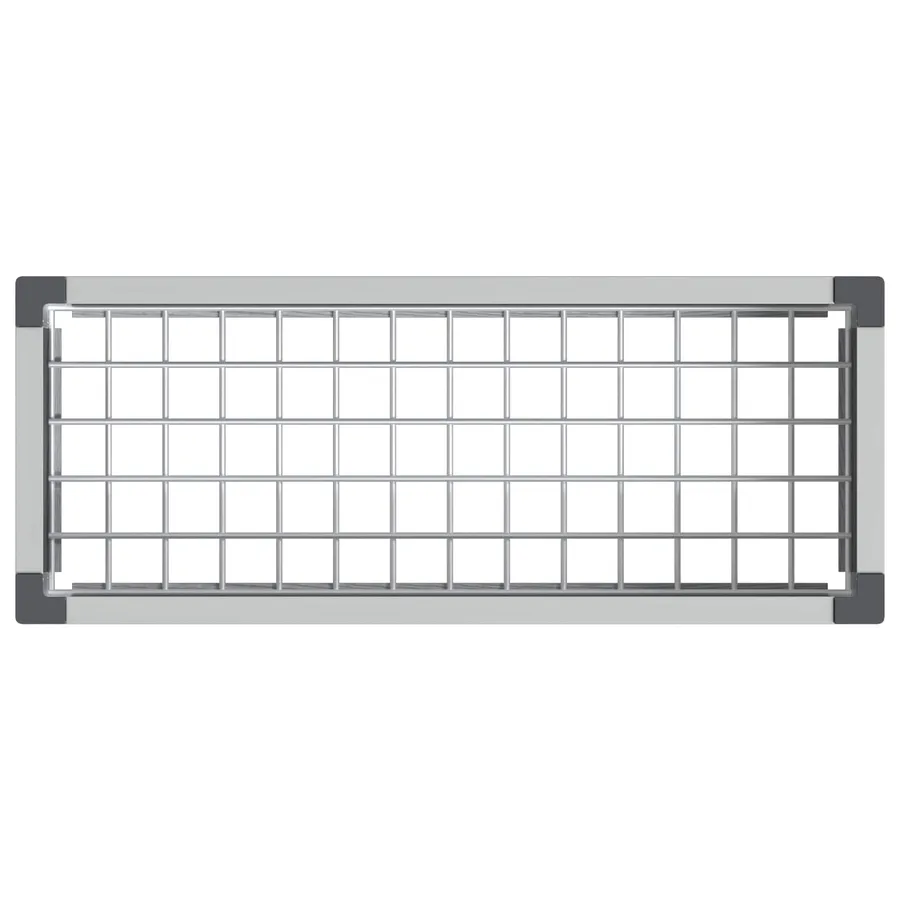 Jardinière surélevée Gris 75 x 30 x 22 cm WPC et Aluminium - 6