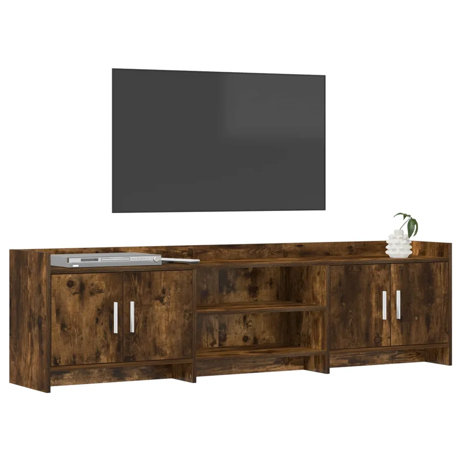 Meuble TV 168 x 33 x 47 cm Chêne fumé Bois d'ingénierie - 3