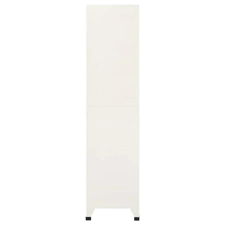 Armoire à casiers Gris et bleu 90x45x180 cm Acier - 4