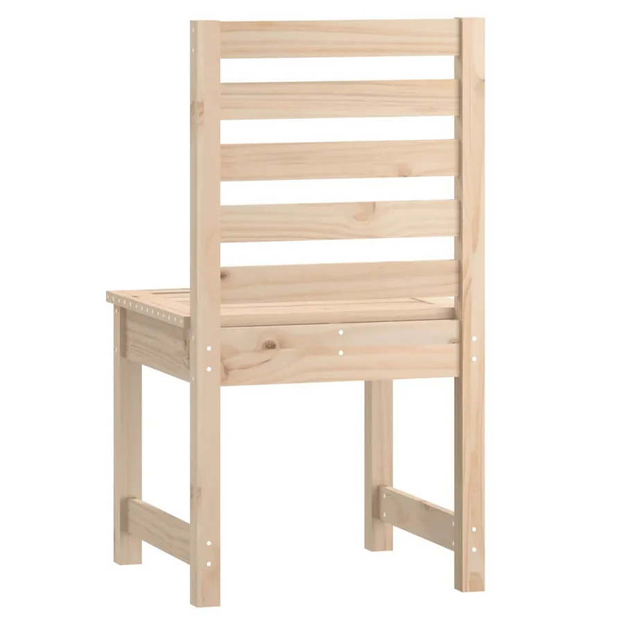 Chaises de jardin lot de 2 50x48x91,5 cm bois massif de pin - 6