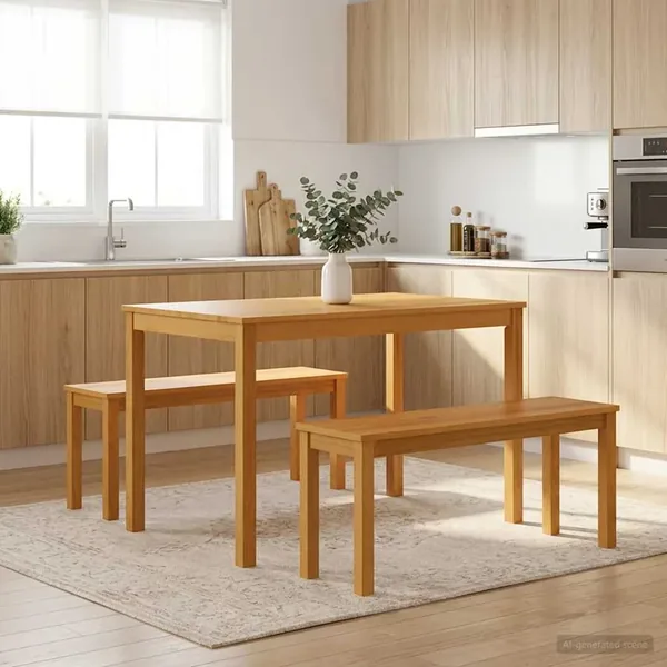 Banc de salle à manger 95 x 32 x 45 cm Bois de chêne massif