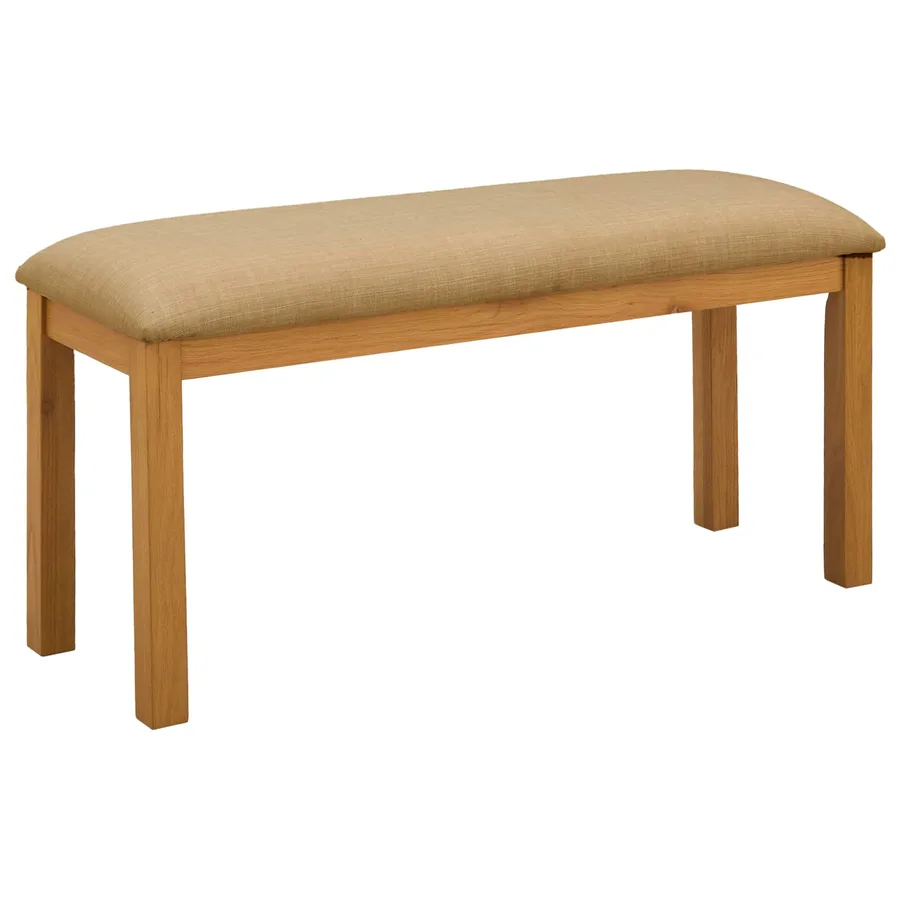 Banc de salle à manger 95 x 32 x 45 cm Bois de chêne massif - 2