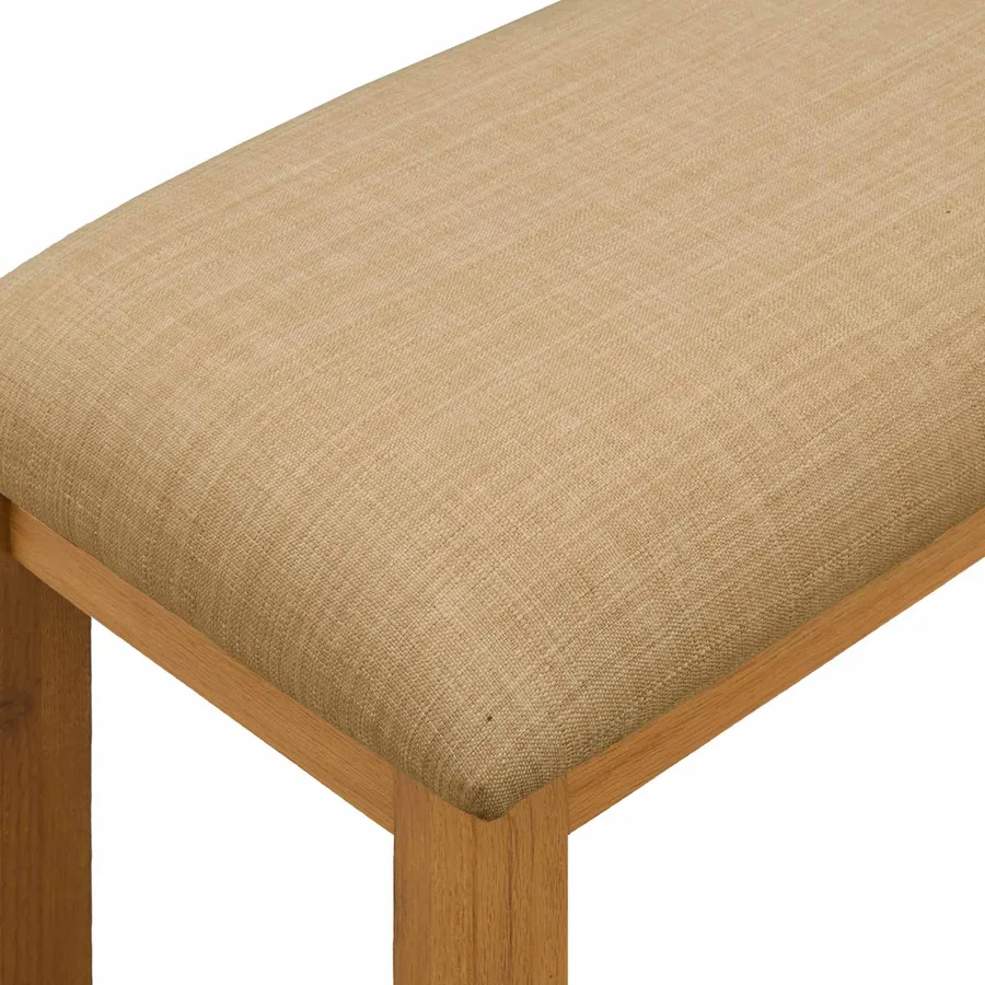 Banc de salle à manger 95 x 32 x 45 cm Bois de chêne massif - 5