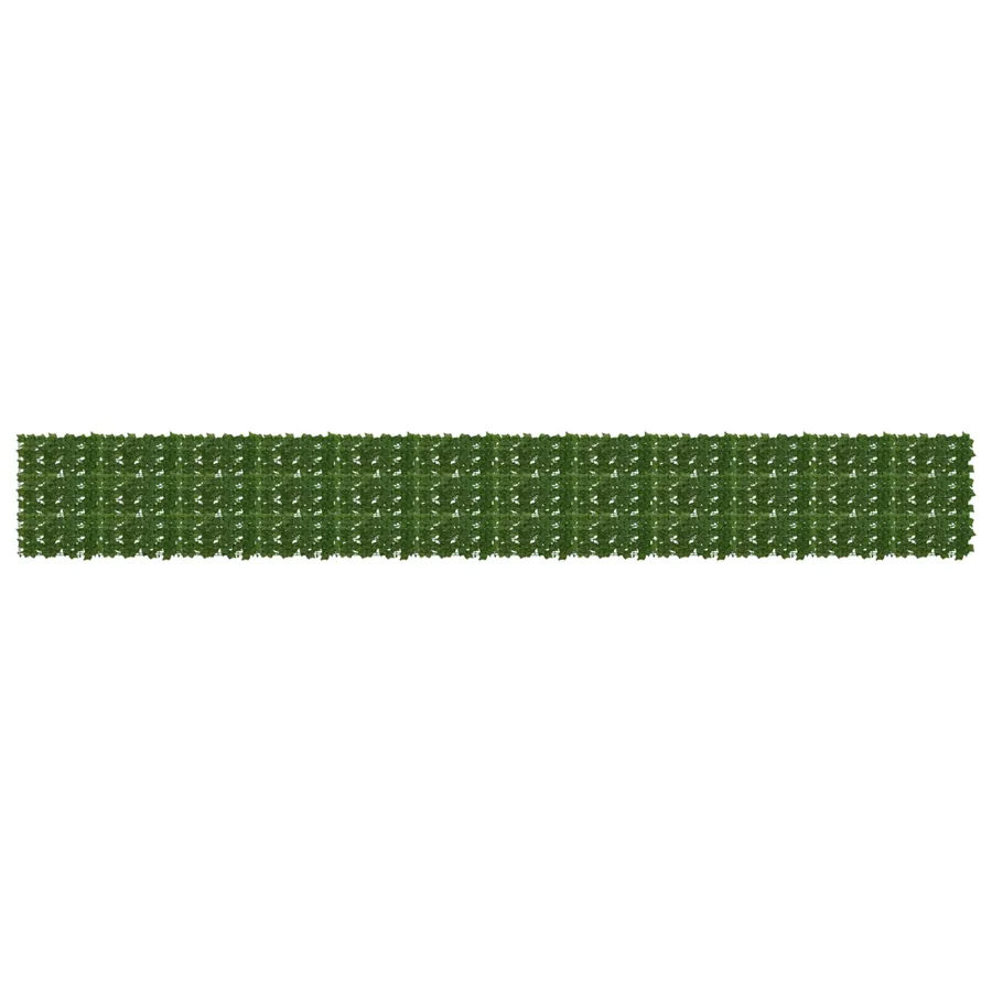 Écran de balcon avec feuilles Vert 600 x 75 cm