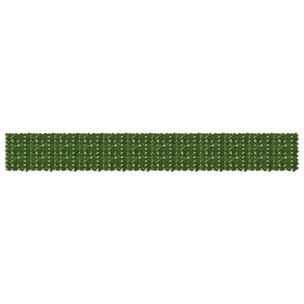 Écran de balcon avec feuilles Vert 600 x 75 cm