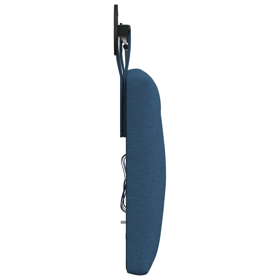 Tête de lit suspendue Avec lumière LED Bleu Tissu - 7