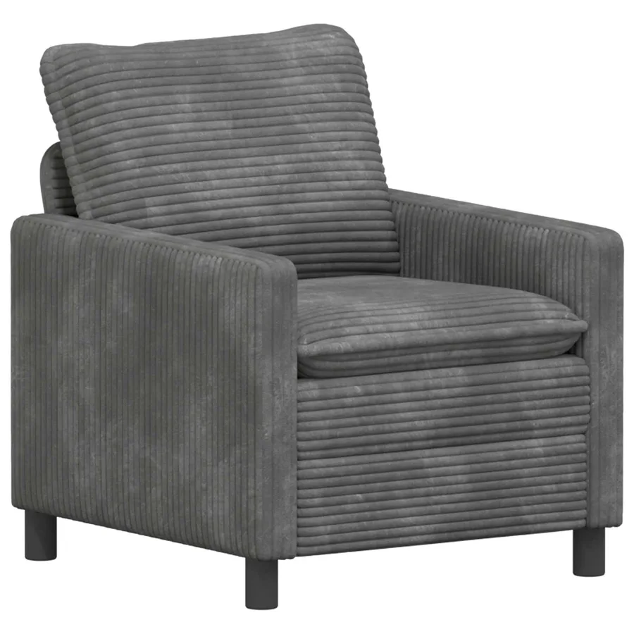 Canapé Gris clair 76 x 81 x 87,5 cm Polyester - 2
