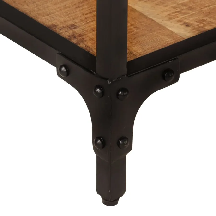 Meuble TV 150x30x41 cm bois massif de manguier - 5