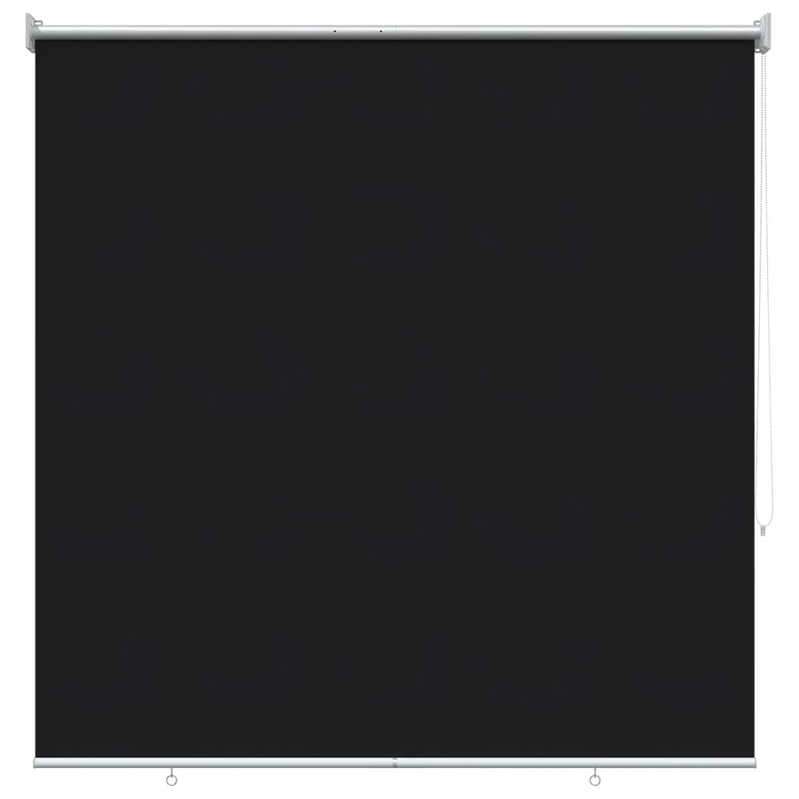Store roulant extérieur protection UV Noir 145 x 140 cm (L x H) - 2