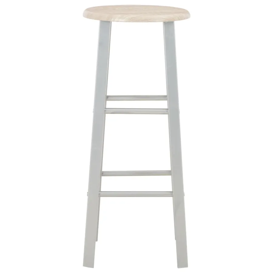 Ensemble de bar 3 pcs Bois et acier - 7