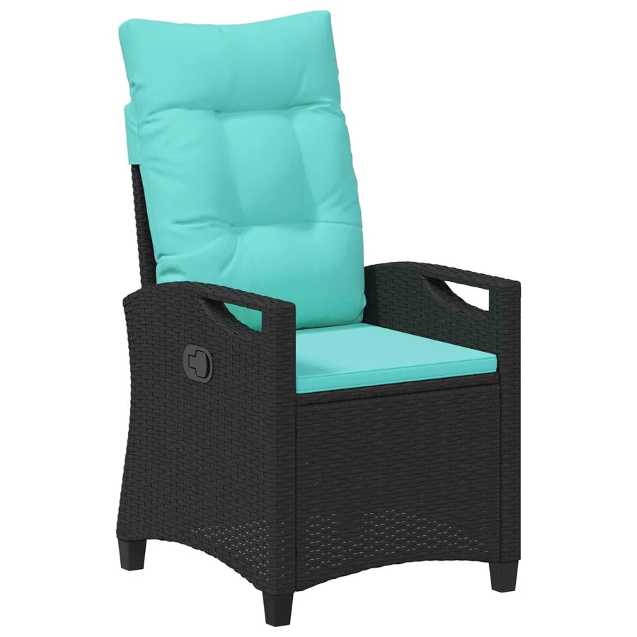 Chaise de jardin inclinable 56 x 60 x 112 cm acier - 2