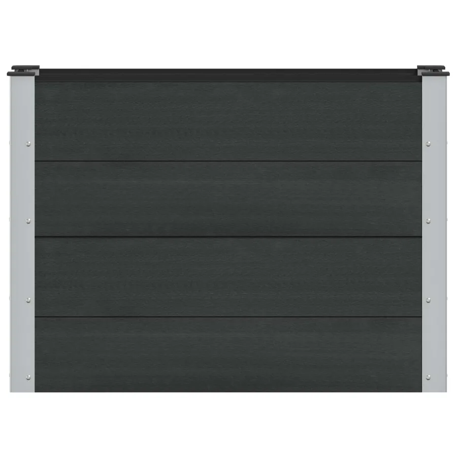 Jardinière surélevée Noir 100 x 30 x 72 cm - 3