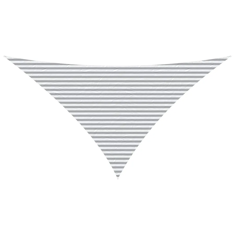 Voile d'ombre Gris clair et blanc 7 x 5 x 5 m - 2