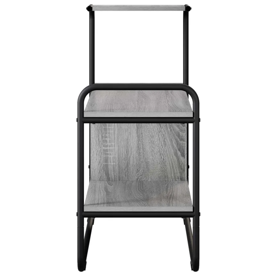 Table console Sonoma gris 80 x 35 x 75 cm Bois d'ingénierie - 5