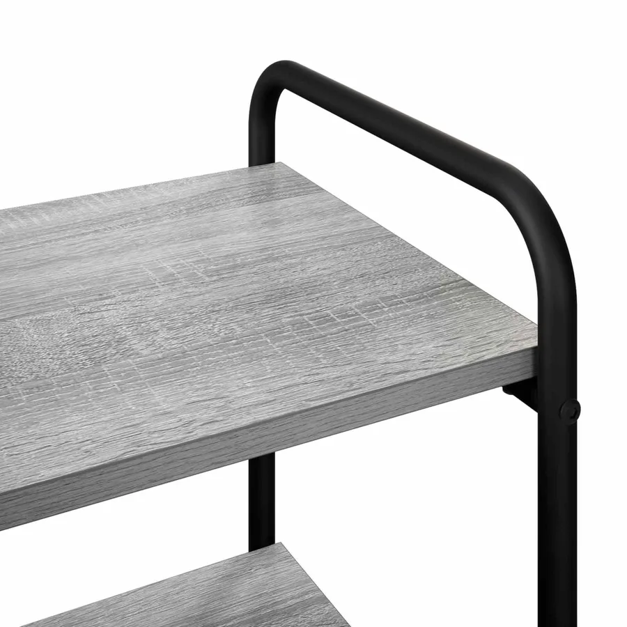 Table console Sonoma gris 80 x 35 x 75 cm Bois d'ingénierie - 6