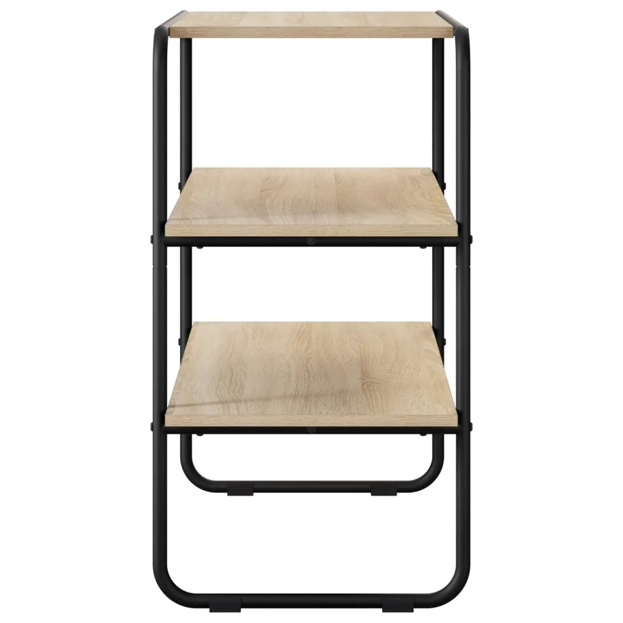 Table console Chêne Sonoma 80 x 41 x 75 cm Bois d'ingénierie - 5