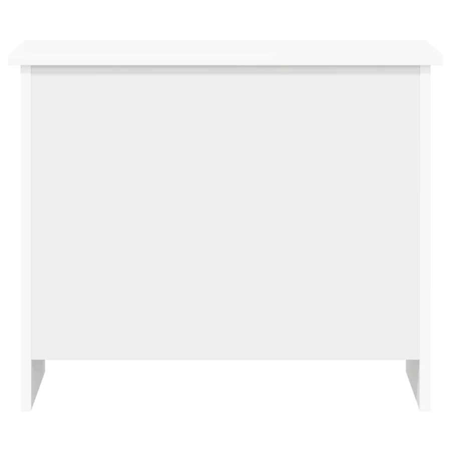 Coffre de rangement Blanc 60 x 40 x 50 cm Bois d'ingénierie - 6