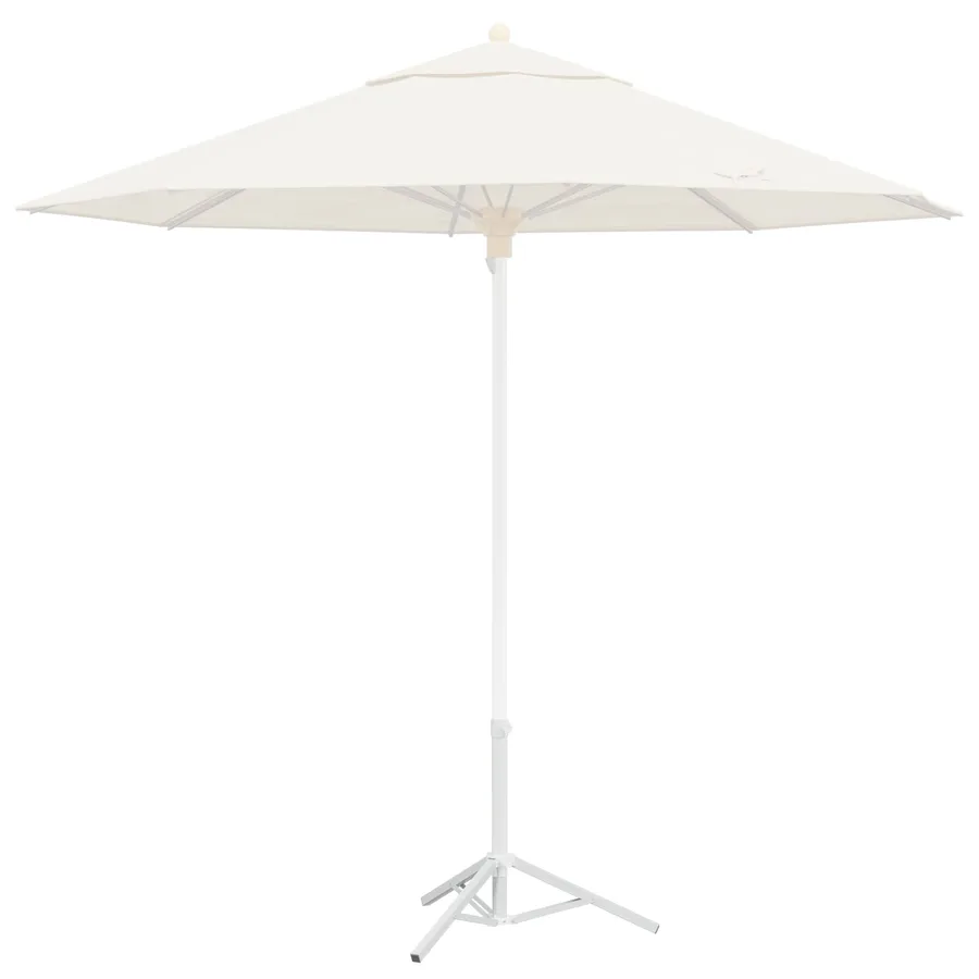Support de parasol Blanc Acier for 25-32 mm Pole - 3