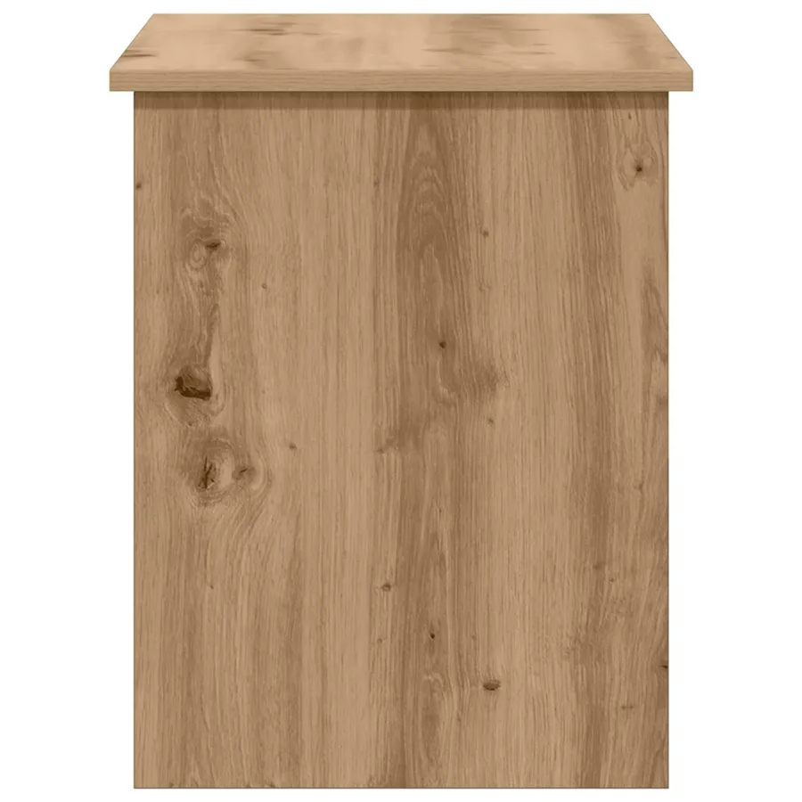 Coffre de rangement Chêne artisanal 80 x 40 x 50 cm - 7