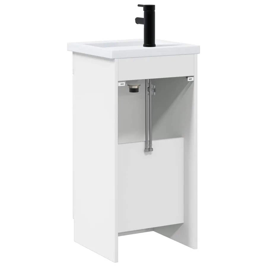 Meuble de salle de bain avec évier Blanc 42 x 40 x 84,5 cm - 6