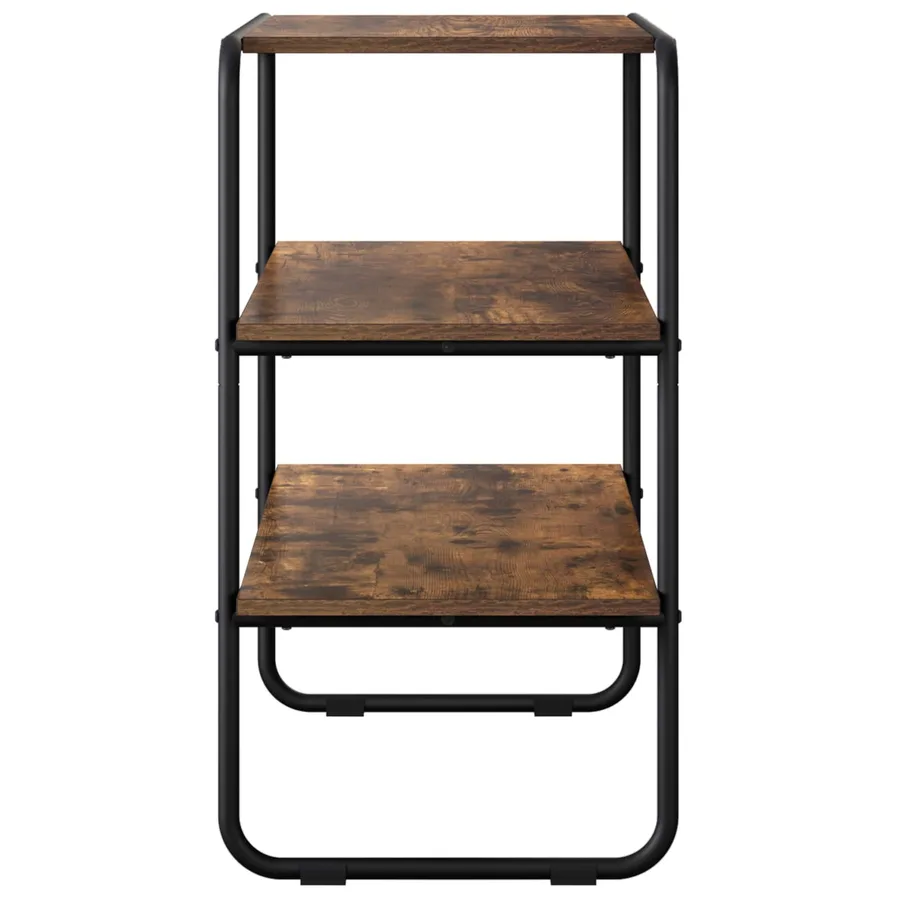 Table console Chêne fumé 100 x 41 x 75 cm Bois d'ingénierie - 5