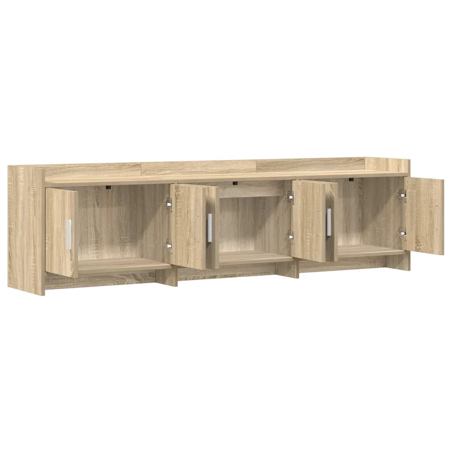 Meuble TV 168 x 33 x 47 cm Chêne Sonoma Bois d'ingénierie - 4