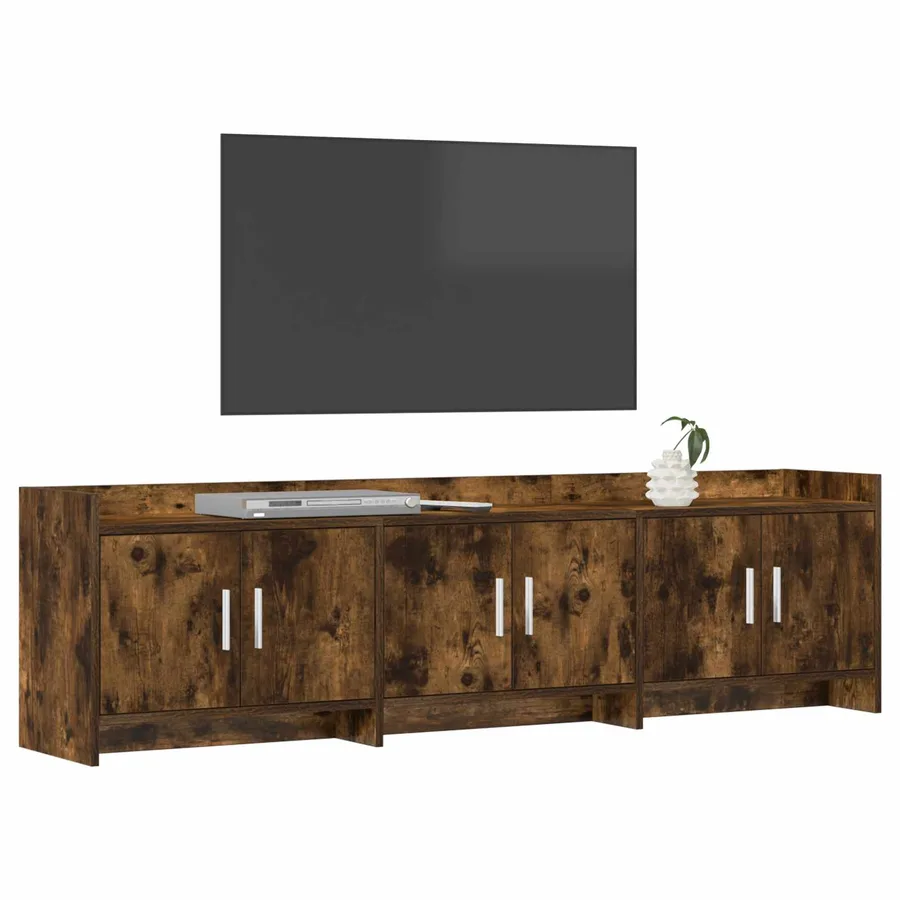 Meuble TV 168 x 33 x 47 cm Chêne fumé Bois d'ingénierie - 3