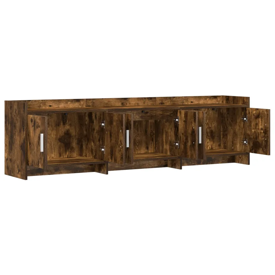 Meuble TV 168 x 33 x 47 cm Chêne fumé Bois d'ingénierie - 4