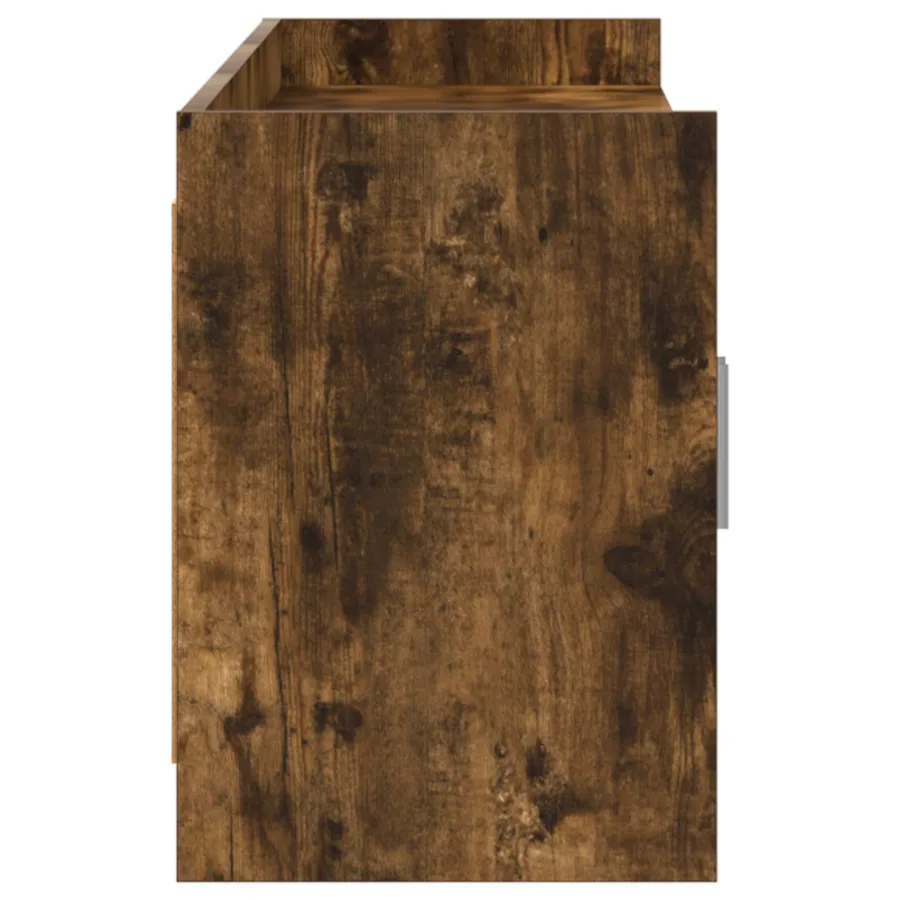 Meuble TV 168 x 33 x 47 cm Chêne fumé Bois d'ingénierie - 6