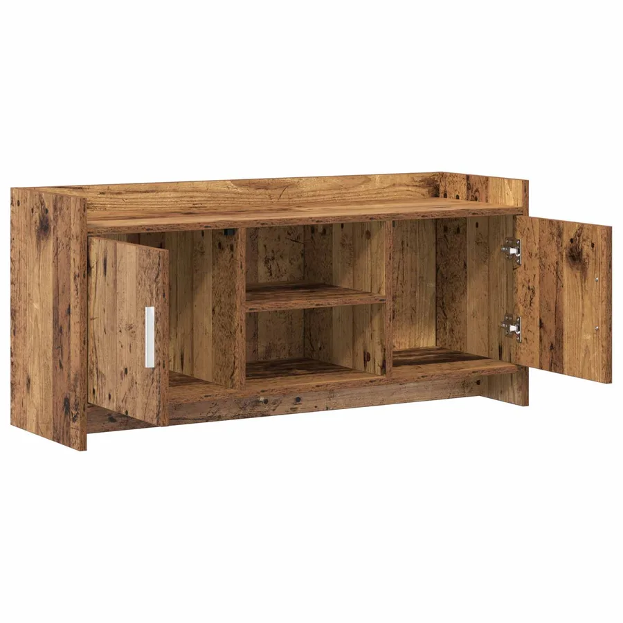 Meuble TV 102 x 33 x 47 cm Bois ancien Bois d'ingénierie - 4