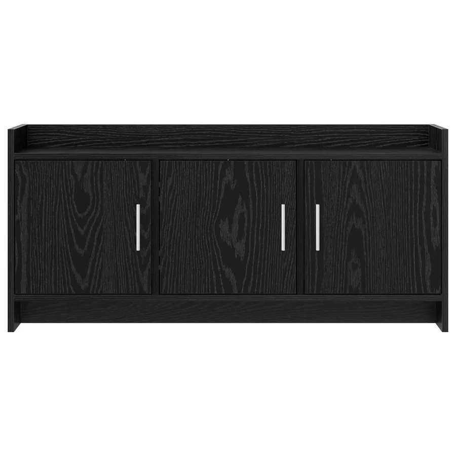 Meuble TV 102 x 33 x 47 cm Chêne noir Bois d'ingénierie - 5