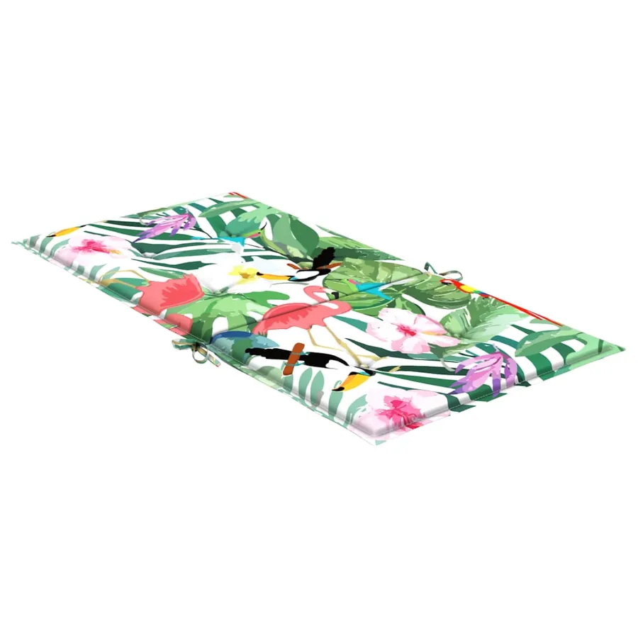 Coussins de chaise à dossier bas lot de 6 multicolore tissu - 6