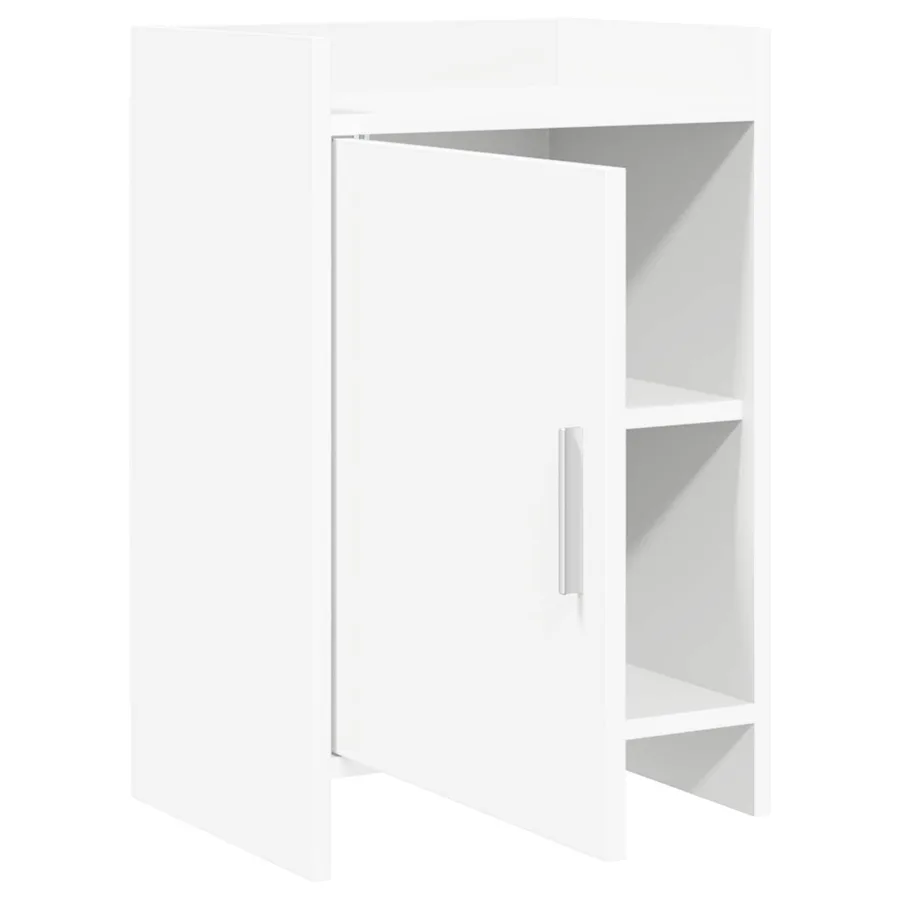Tables de chevet 2 pcs Blanc 40 x 30 x 60 cm Bois d'ingénierie - 3