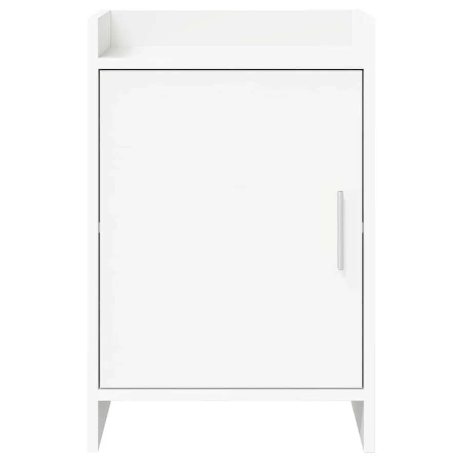Tables de chevet 2 pcs Blanc 40 x 30 x 60 cm Bois d'ingénierie - 4