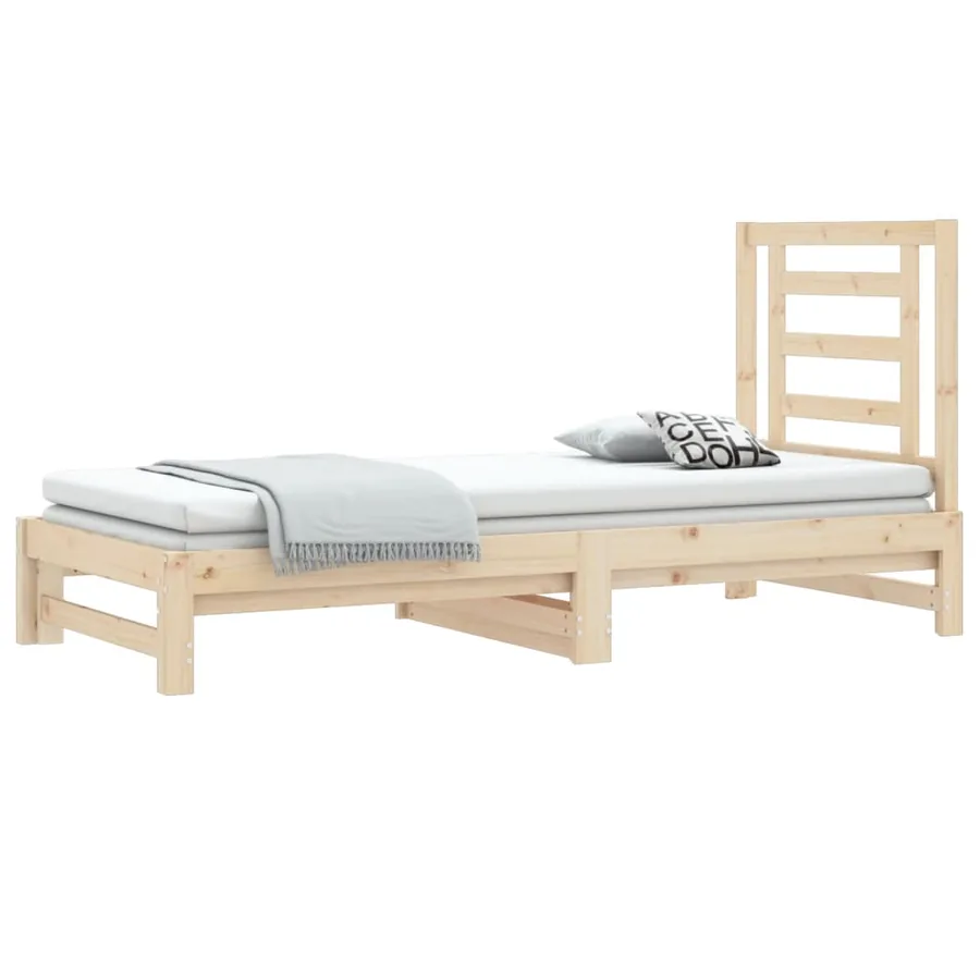 Lit coulissant sans matelas 2x(90x190) cm - 3