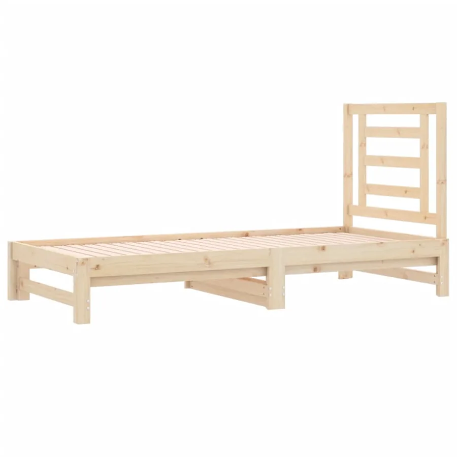 Lit coulissant sans matelas 2x(90x190) cm - 4