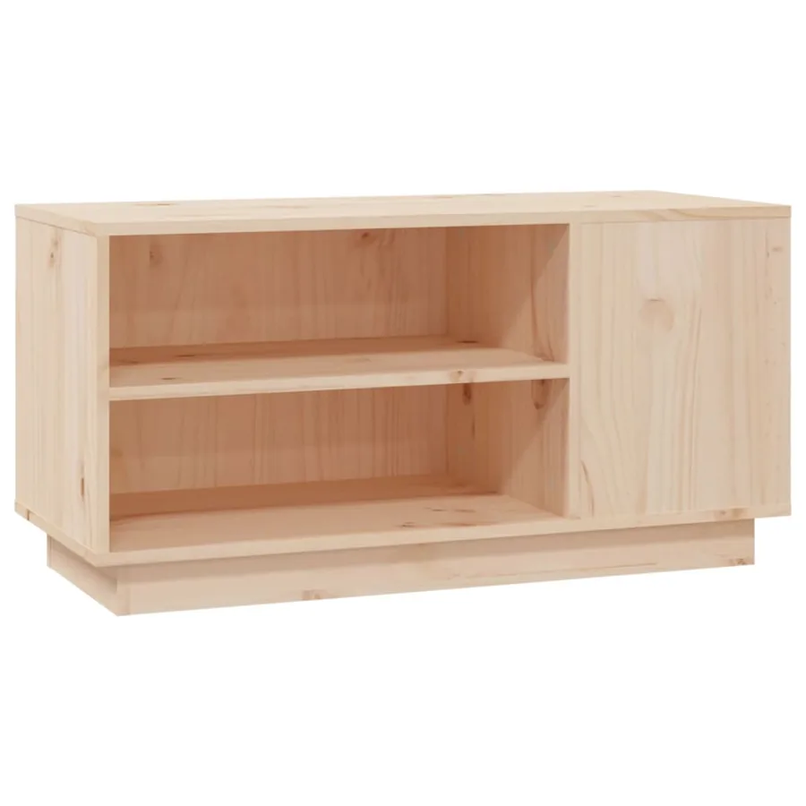 Meuble TV 80x35x40,5 cm Bois de pin massif - 2