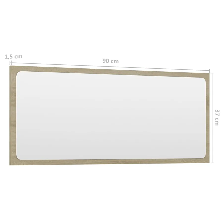 Ensemble de meubles de salle de bain Chêne sonoma Aggloméré - 15