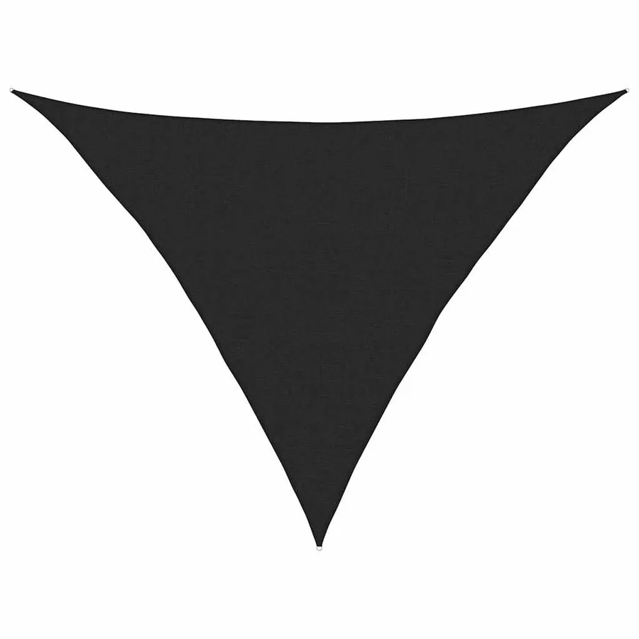 Voile d'ombrage 160 g/m² Noir 2,5x2,5x3,5 m PEHD - 2