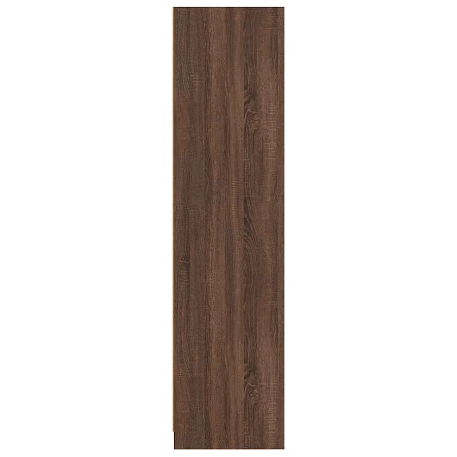 Garde-robe chêne marron 100x50x200 cm bois d'ingénierie - 5