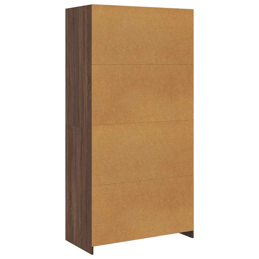 Garde-robe chêne marron 100x50x200 cm bois d'ingénierie - 6
