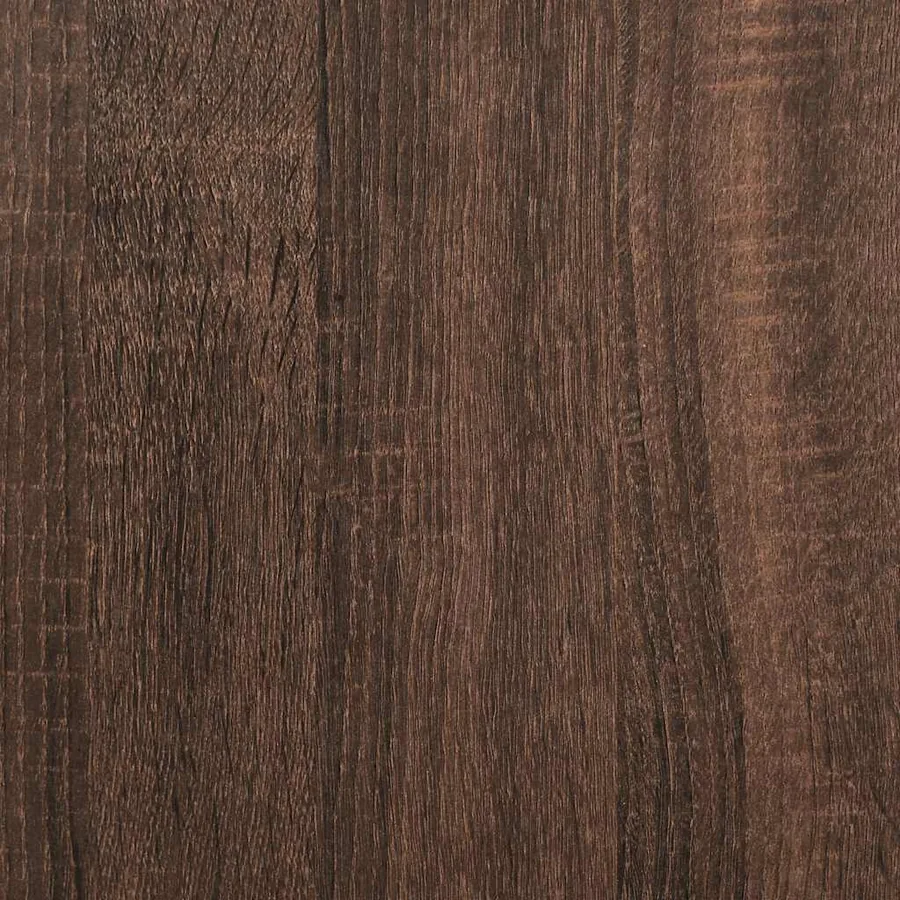 Garde-robe chêne marron 100x50x200 cm bois d'ingénierie - 7