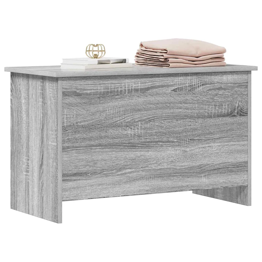 Coffre de rangement avec stockage Sonoma gris 80 x 40 x 50 cm - 3