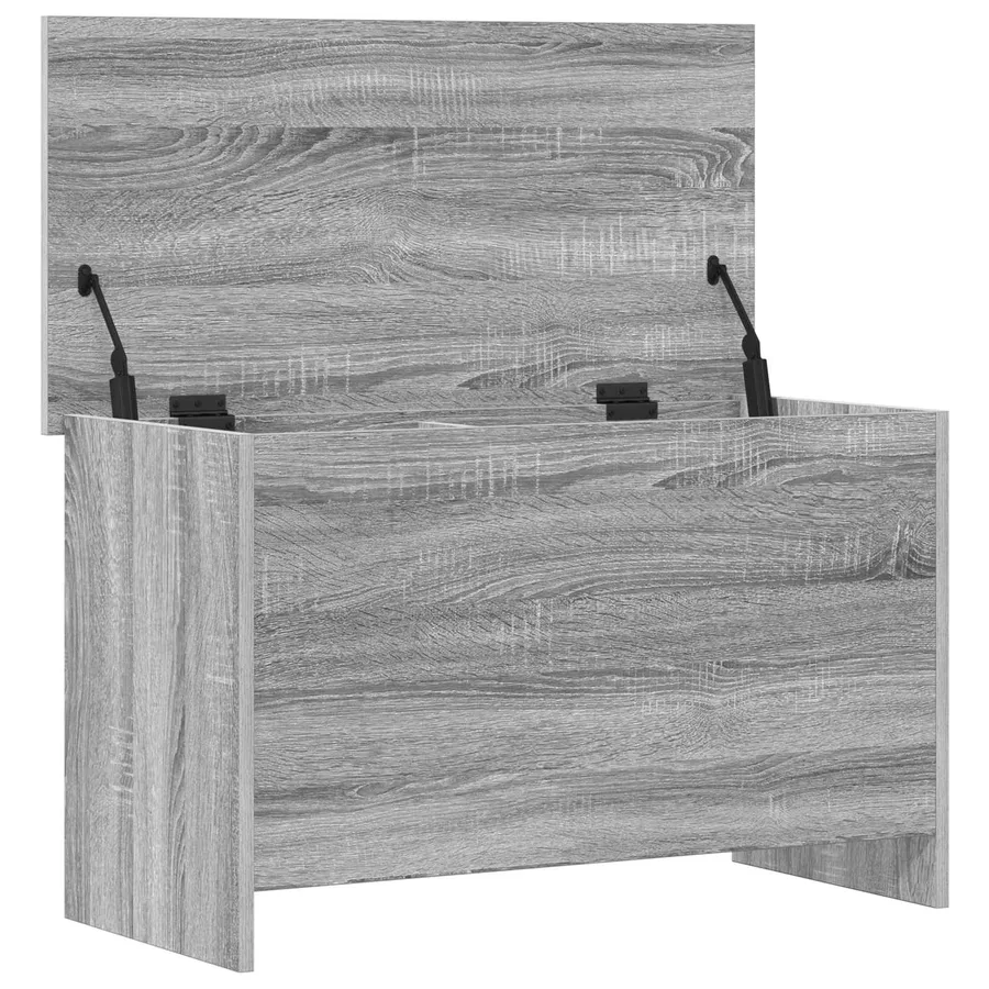 Coffre de rangement avec stockage Sonoma gris 80 x 40 x 50 cm - 5