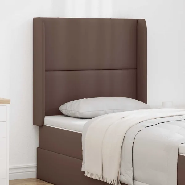 Oreille de tête de lit Marron 80 x 16 x 4 cm PVC
