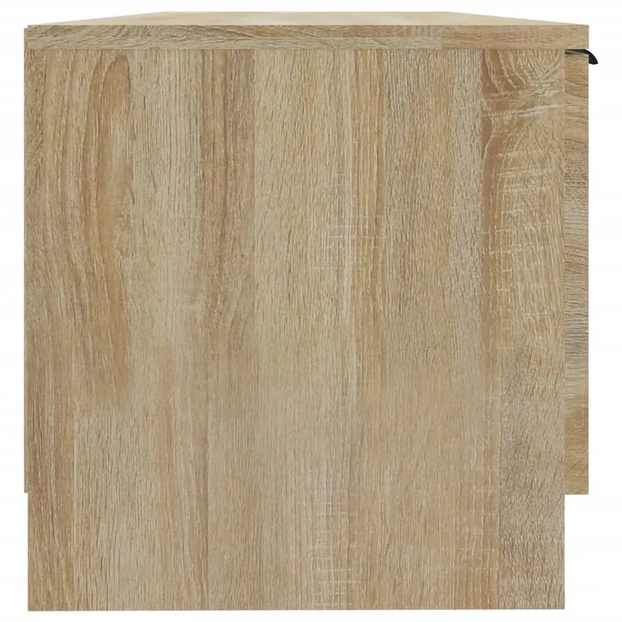 Meuble TV Chêne sonoma 102x35x36,5 cm Bois d'ingénierie - 5