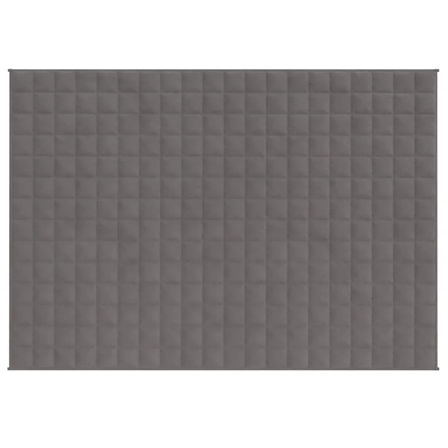 Couverture lestée Gris 150x200 cm 11 kg Tissu - 3