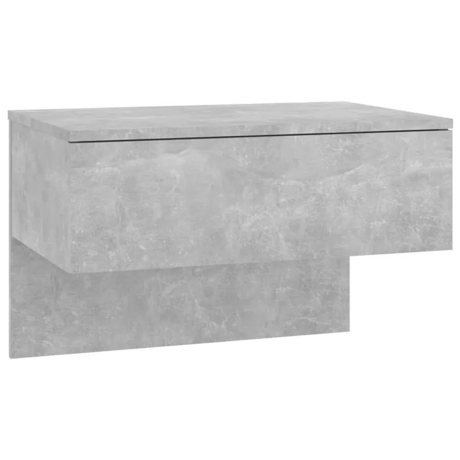 Tables de chevet murales 2 pcs Gris béton - 5
