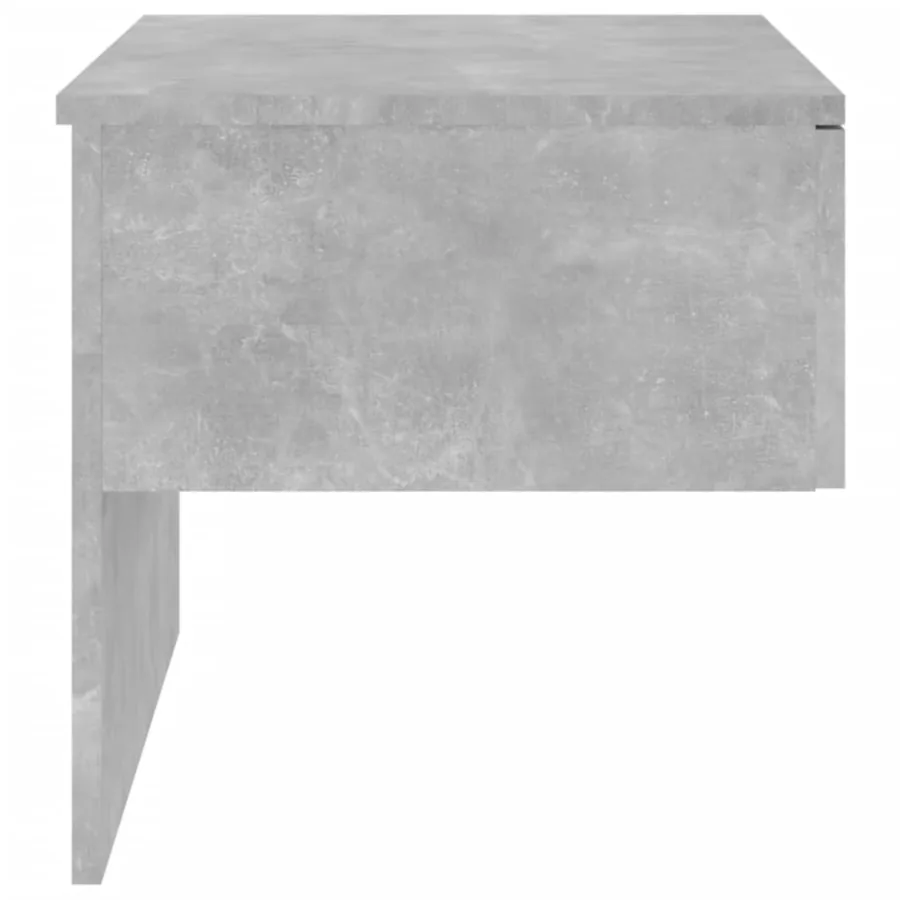 Tables de chevet murales 2 pcs Gris béton - 7